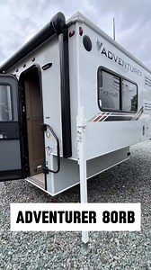 46K views · 506 reactions | Small but mighty! Meet the Adventurer Campers 80RB — a non-slide, wet bath #truckcamper that fits both short and long bed trucks. With a dry weight of just 1,714 pounds, this #camper packs smart design into a lightweight build — complete with a 15-gallon fresh tank, 20-pound propane tank, and even a wet bath. Would the 80RB fit your style of #camping? | Truck Camper Magazine | Facebook