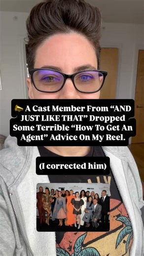 Jen Rudolph | Business Strategist for Actors on Instagram: "One of the cast members from the now defunct HBO’s And Just Like That… …dropped some very outdated “how to get an agent” advice on one of my reels. According to him, actors shouldn’t invest in cinematic headshots or media. Instead, they should: 👉 join a “reputable reading series” 👉 and hope agents come watch them perform Let’s be clear. That advice isn’t just outdated…it’s passive and mathematically broken. Agents do not spend their n