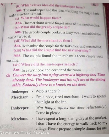 3.2 The Magic Herb | all questions and answers | 6th std | English | class 6th | the Magic herb