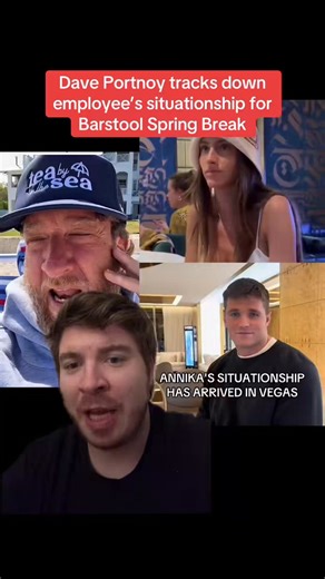 In a true diabolical move, Dave tracked down Annika’s situationship we learned about on Sunday/Monday and sent him to Vegas. In an even more shocking development, this guy only hung out with Annika once (for 36 hours). He has flown out to Vegas for her. Annika is “weirded out” by his appearance. Chaos continues @barstoolspringb