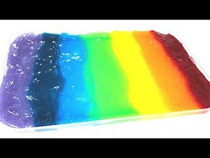 SLIME ARC EN CIEL ! COMMENT FAIRE UN SLIME DEGRADE DE COULEUR⎮Reva ytb