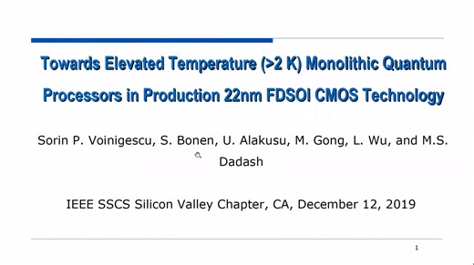 "Towards Monolithic Quantum Computing Processors In Production FDSOI CMOS Technology"
