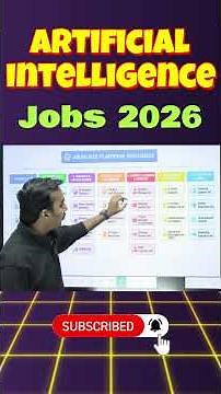 Artificial Intelligence Jobs 2026 | AI Jobs | Computer engineering | Data Science | Machine learning