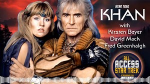 Star Trek: Khan leaves one big question unanswered: Why just one glove? Tony's (persistent) joke resulted in some fun speculation with writers Kirsten Beyer & David Mack and director Fred Greenhalgh! Listen to the full podcast where we talk about characters, canon, and making screaming eel sounds at https://bit.ly/aapod238-khan. | TrekMovie.com