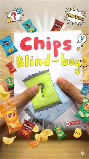 Chips Blind Bag 🥔 Lays Chips Blind Bag #bluepanda #chipsblindbag #blindbag #blindbox #cute