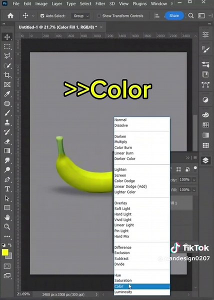 Change Color in Selection Using Photoshop