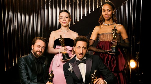 Oscar winners Adrian Brody, Zoe Saldaña to present at 2026 Oscars