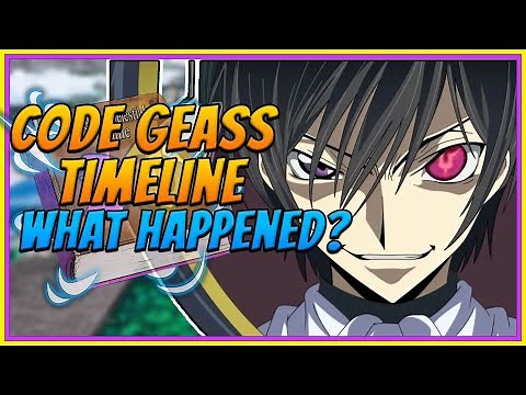 Code Geass Timeline Explained | Code Geass Deep Dive