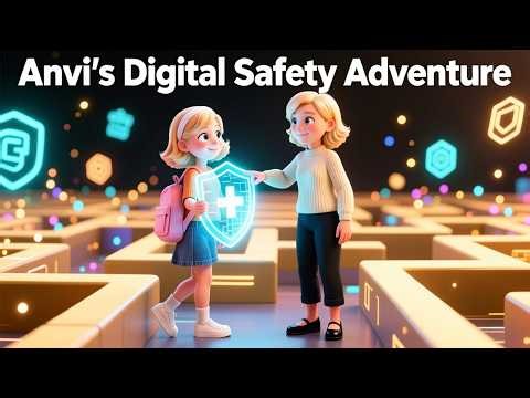 Anvi’s Digital Safety Adventure 😲💻 | Internet SAFE or NOT? Kids Must Know!