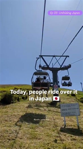 Check description to get exact location🌋 #trending #travel #volcano #japan #viralvideo #garden