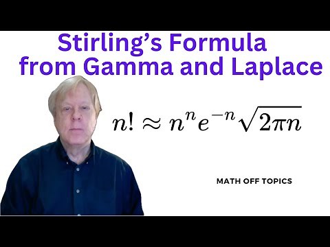 Stirling's Formula derived from the Gamma function using Laplace's Method