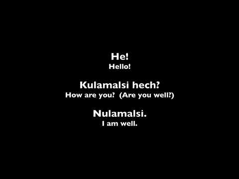 Lenape Language Lessons, 1–7