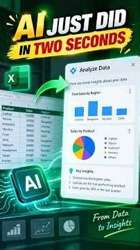 This ONE Excel Button Analyzes Your Data For You 🤯 #Shorts