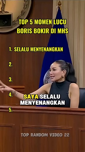 Momen Lucu Boris Bokir di MHS - Top 5 Tingkah Kocak