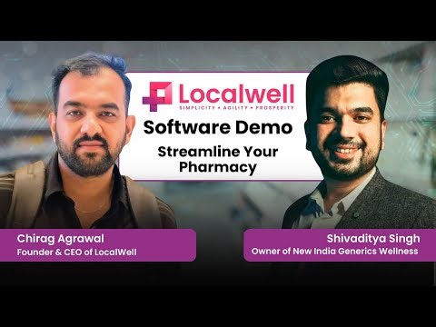LocalWell Full Demo | Customer Explainer Video | LocalWell Pharmacy Software | Hindi