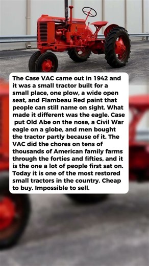 The Tractor Sold Only Through the Farmers Who Owned It