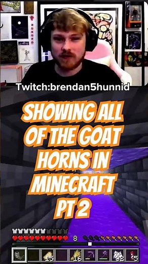 We got all 8 of the goat horns in Minecraft😁