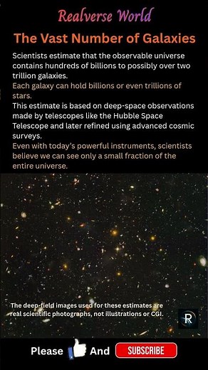 “How Many Galaxies Exist in the Universe? | Mind-Blowing Space Fact” #astronomy #universe