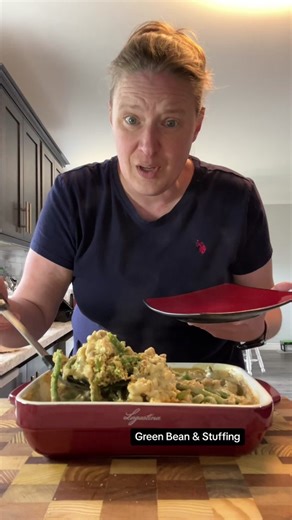 Delicious Green Beans & Stuffing Side Dish Recipe