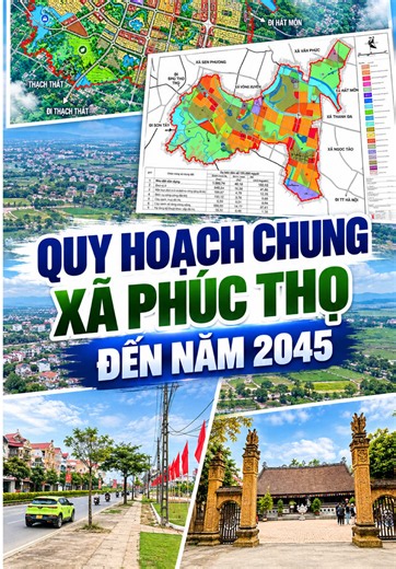 Quy Hoạch Chung Xã Phúc Thọ Đến Năm 2045: Chi Tiết & Tầm Nhìn 100 Năm