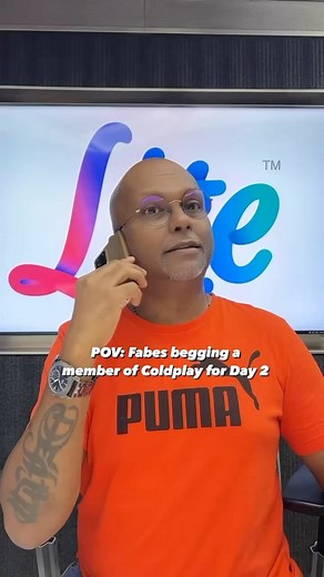 Exciting news!!! @phatfabes will be speaking to a member of @coldplay tomorrow on #TheLITEDrive about music, tours and more凉 Would he beg for a day 2 show?? Listen to the interview on lite.my or on our SYOK App  #LITEPovs | LITE (Malaysia) | Facebook