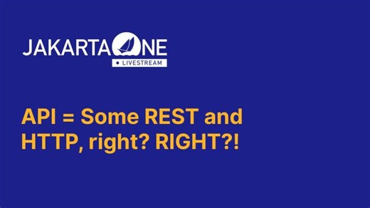 Now API Some REST and HTTP, right? RIGHT?! | JakartaOne Livestream