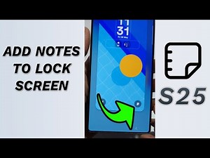 📝 Add Notes to Lock Screen Shortcuts! (Galaxy S25/S25+/Ultra) 🔓