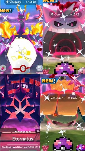 Let,s Go✨️All Shiny Gigantamax Catches in Pokemon Go