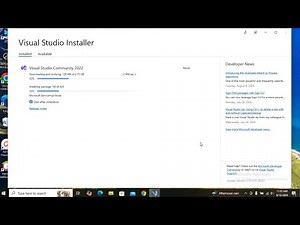 How to download and Install Visual Studio 2022 Community on Windows 10