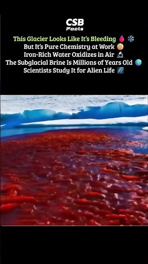 Antarctica’s “Blood Falls” Explained 🩸❄️