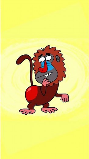 Baboon Kids Song - Monkey - Hooray Kids Songs & Nursery Rhymes #shorts #hooraykidssongs #monkey