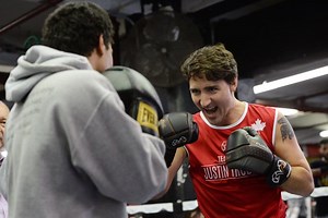 Watch | Canadian PM Justin Trudeau goes boxing in New York