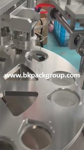 Fully Automatic Yogurt Cup Filling and Sealing Machine | High-Speed Dairy Packaging Equipment