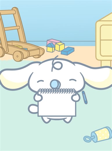 シナモロールが真似してる？みるくのかわいいマネ観察