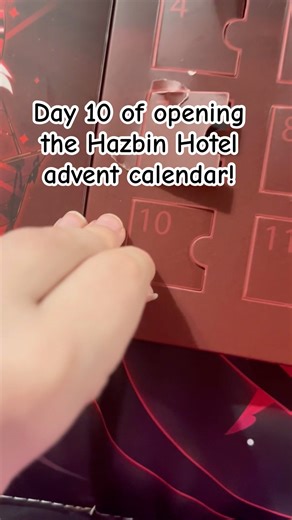 Day 10 of opening the Hazbin Hotel advent calendar #hazbinhotel #hazbinhotelvelvette #christmas
