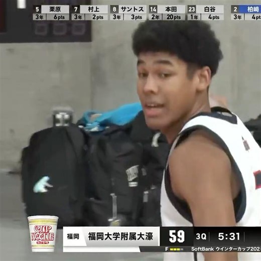 [He also showed off a spectacular dunk] #ShiratanibashiraMakotoJack scores 13 points and 16 rebou...