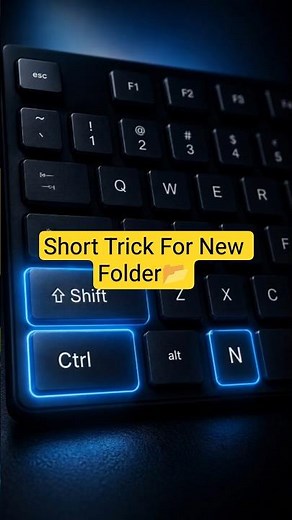 🔥 Create New Folder on PC – Easy Shortcut Trick 2026#folder #tipsandtricks #youtubeshorts #tips