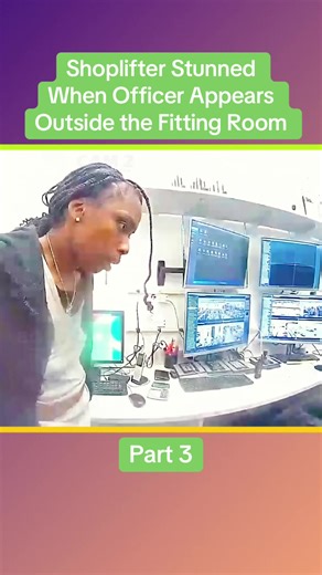 Shoplifter Stunned When Officer Appears Outside the Fitting Room Part 3 #cops #copsoftiktok #police #bodycam #crime