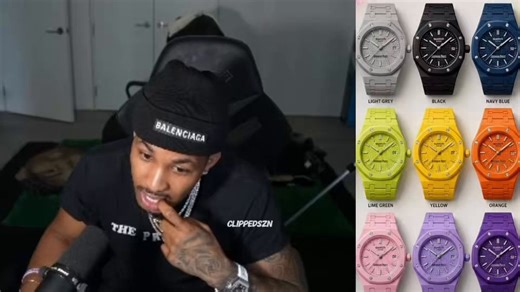 DDG goes on a HEATED rant reacting to AP’s new ‘Swatch’ collab and says he’s selling his watches because of it 😳“As a customer I am pissed.. I can’t rock a AP like that no more”