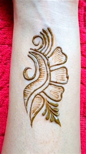 beautiful mehndi design #mehndi #mehndidesign #latest #art #ytshorts #viral #shorts