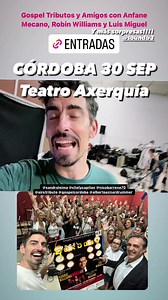 Gospel Tributos y Amigos con Anfane, Asociación De Familias Necesitadas. 30 sep Teatro de la Axerquía de Córdoba #teespero entradas ✨👏👏👇👇👇👇https://teatrocordoba.es/espectaculo/gospel-tributos-y-amigos-con-anfane-2/ | Nacho Lozano