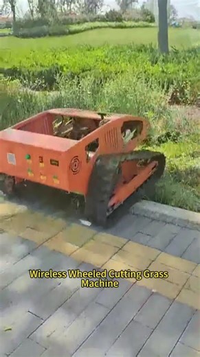 Remote operated China RC wheeled lawn mower trimmer made in China manufacturer factory
