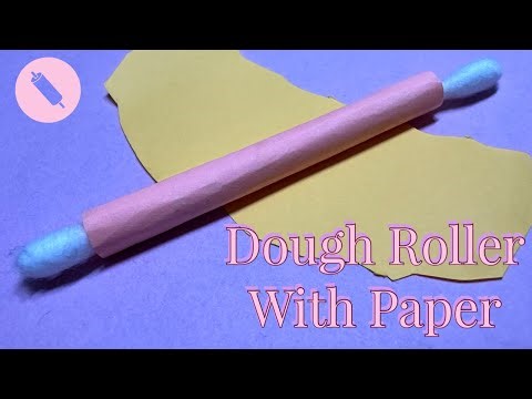 How To Make A Dough Roller With Paper (Easy Way)