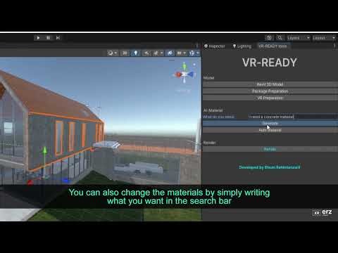 AI-POWERED Unity Plugin, Creating a full VR project from BIM models in Revit with just a few clicks
