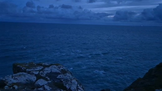 Early morning tour of the bay today in force 6 NW winds and heavy drizzle. | NCI St Ives