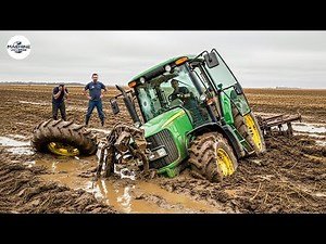 Unbelievable Tractor Stuck in Mud Moments | Extreme Heavy Equipment fails #21