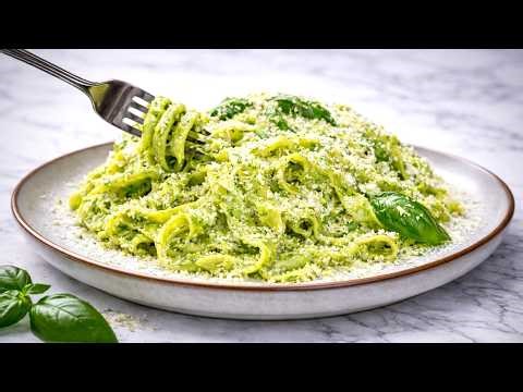 Homemade Pasta with Basil Oil
