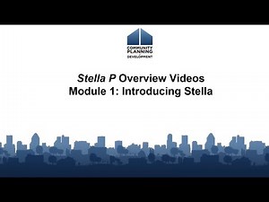 Stella Performance Overview Videos: Module 1: Introduction