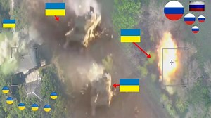 乌克兰 MTLB 和 Leopard 2A6 坦克被俄罗斯摧毁_哔哩哔哩_bilibili