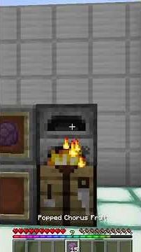 HOW TO CRAFT A POPPED CHORUS FRUIT IN MINECRAFT